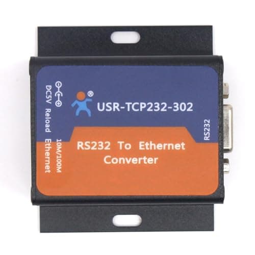 Image of USR-TCP232-302 Tiny Size Serial RS232 to Ethernet TCP IP Server Module Ethernet Converter Support DHCP/DNS