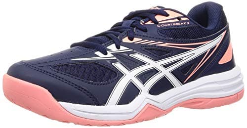 Image of ASICS COURT BREAK 2 Badminton Shoes, 403 (Peacoat/Guava), 27.5 cm 2E