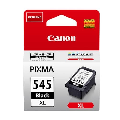 Image of Canon Ink - PG-545XL High Yield Genuine Black Printer Ink Cartridge - Prints Up to 400 A4 Pages (1 x Cartridge)