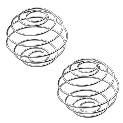 Image of Tabanzhe 2 PCS Stainless Steel Bottle Mixer Ball-Protein Shaker Wire Whisk Milkshake Blender Balls for Shaker Bottle Protein Shakes Formula Mixing Stirring, Diameter 2 inch