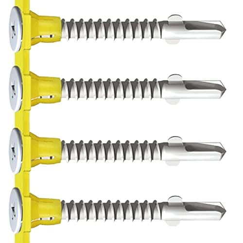 Image of Collated Wing Tip Self-Drill Screws (Zinc) - Size: 4.8 x 44mm - 00044COLLW Pack of: 1000