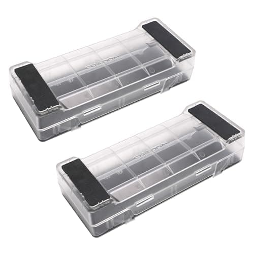 Image of SHARPAL 160H 2PCS 2-in-1 Whetstone and Knife Sharpening Stone Holder & Storage Case with Non-Slip Rubber Base (Fits up to 7.95 x 2.95 x 1.1 inch / 202 x 75 x 28 mm)