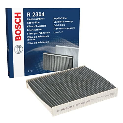 Image of Bosch R2304 Activated Carbon Cabin Filter, Replacement Filter - Against Unpleasant Smells, Pollen and Dust for Cleaner Air Inside the Vehicle