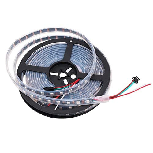 Image of Hsthe Sea 5 Meter WS2812B 300LEDS RGB LED Strip Lights Pixels Addressable Individulally Dream Color Chasing DC5V Digital Programmable