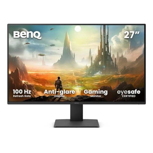 Image of BenQ GW2791E 27” Gaming Monitor, 100Hz, IPS, 1080p FHD, Eye-Care, HDMI, DisplayPort, 1080x1920, Ultra Slim Bezel, TUV-Certified, Flicker-free, Low Blue Light Plus, Eye-CareU (2025 New)