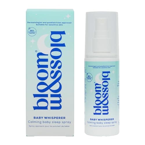 Image of Bloom and Blossom | Baby Whisperer, Calming Baby Sleep Spray. Lavender, Jasmine and Ylang Ylang Mist for Bedtime & Nap Time Routine – Paediatrician Approved for Newborns & Sensitive Skin. 75ml.
