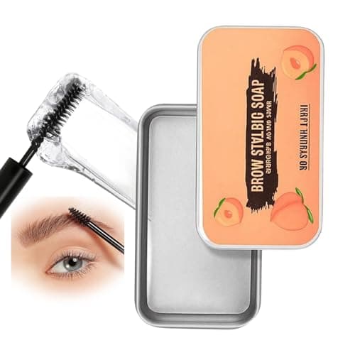 Image of Clear Eyebrow Gel with Brush - Waterproof, Smudge-Proof & Long-Lasting Brow Pomade for Natural Fluffy Brows, Quick-Drying Non-Sticky Lamination Gel for Easy Shaping Definition (Clear)