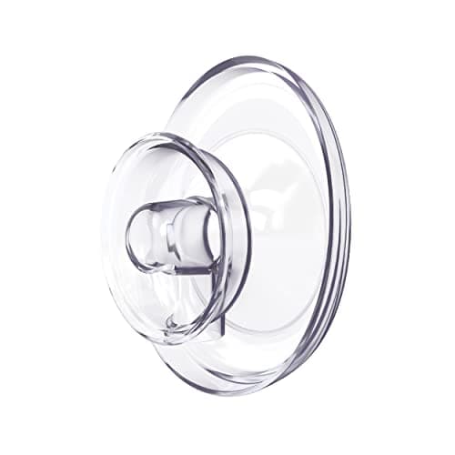 Image of Elvie Stride 1 Accessories: Pack of 2 Shields 24mm for Elvie Stride Electric Breast Pump, Dishwasher Safe and BPA Free, Clear