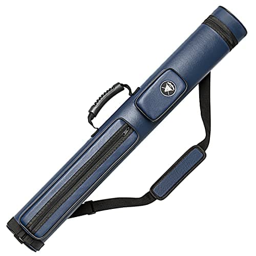 Image of Adhafera Pool Cue Case, 2 X 2 Hard Snooker Cue Case, Made of Faux Leather Pool Cue Accessories (Not for 3/4 Cues)