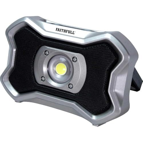 Image of Faithfull FPPSLFF20BS Rechargeable LED Worklight/Camping Light 20W - 2000Lm