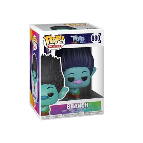Image of Funko POP! Movies: Trolls World Tour-Branch - 1/6 Odds for Rare Chase Variant - (Styles May Vary) - Collectable Vinyl Figure - Gift Idea - Official Merchandise - Toys for Kids & Adults