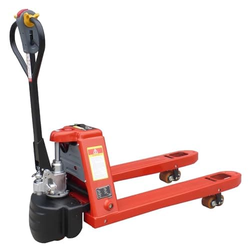 Image of LiftMate Semi Electric Pallet Truck, Hand Pallet Truck 2000kg Capacity (680x1000mm Forks), Heavy Duty Hand Truck, Pallet Jack