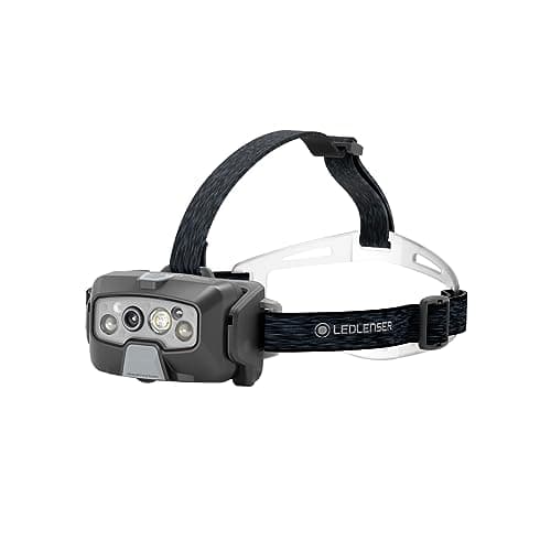 Image of Ledlenser HF8R Core Rechargeable 1600 Lumen LED Head Torch, Super Bright, Ideal for Running, Hiking, Camping, Fishing, Includes Digital Focus, Red Light and USB C Charger, Essential Outdoor Equipment
