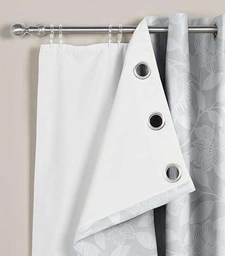 Image of Thick Thermal Pair of Blackout Lining For Eyelet Curtains Thermal Blackout Lining Pair - 3 Pass Insulated (46x54)