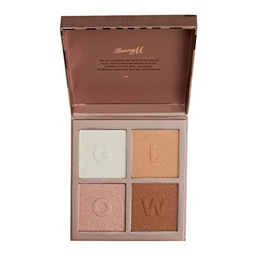 Image of Barry M Cosmetics Glow Beam Illuminating Highlighter Palette, Shimmer, Infused With Shea Butter