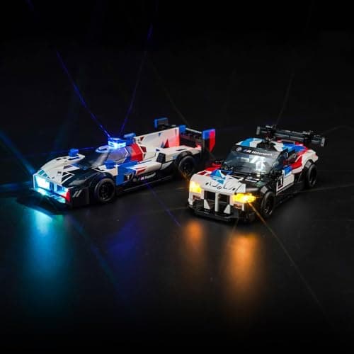 Image of LED Light Set for LEGO BMW M4 GT3 & M Hybrid V8 Race Cars - Creative Decoration Lighting (No LEGO Included)