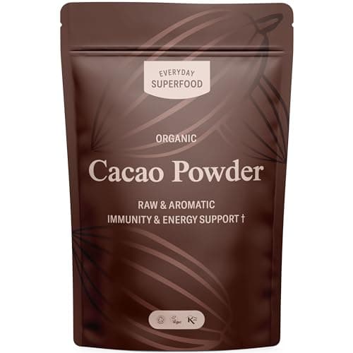Image of Organic Cacao Powder 190g | Winner of Great Taste 2025 | Lab-Tested Low Cadmium Heavy Metal | Unsweetened Coco for Drinks, Hot Chocolate & Baking