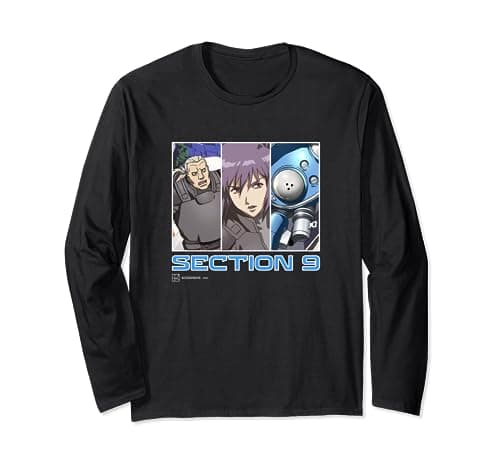 Image of Ghost in the Shell: Stand Alone Complex Section 9 Panels Long Sleeve T-Shirt