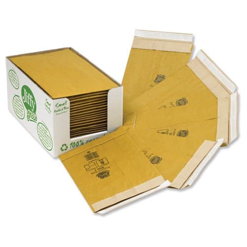 Image of Jiffy Green Padded Bags with Kraft Outer and Recycled Paper Cushioning No.8 442x661mm Ref 01903 [Pack of 25]