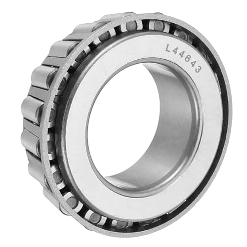 Image of sourcing map L44643 Tapered Roller Bearing Cone, 25mm Bore x 45.5mm OD x 14.5mm Thick, Chrome Steel Taper Bearing, ABEC-3