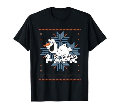 Image of Frozen Christmas Olaf And Snowmens T-Shirt