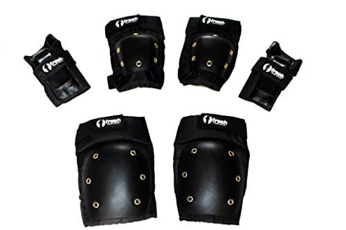 Image of Fresh Park Padset BMX Bike/Scooter Elbow, Knee & Wrist Pads Set - Large