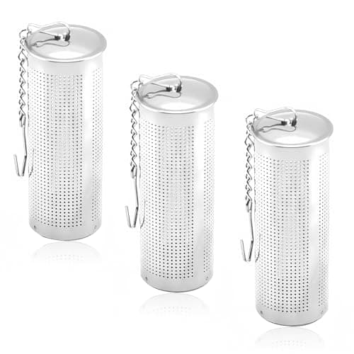 Image of Tea Infuser for Loose Tea, 3Pcs Loose Tea Strainer Fine Mesh Tea Leaf Infuser Stainless Steel Tea Strainer Small Tea Sieve with Extended Chain Reusable Tea Diffusers for Loose Tea