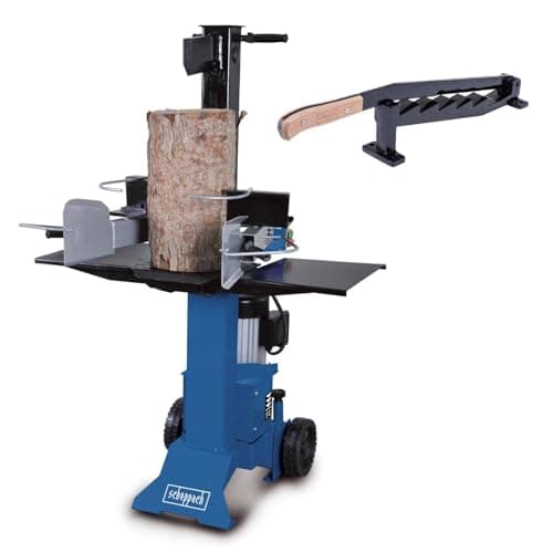 Image of Scheppach HL810 Vertical Log Splitter + Kindling Splitter Set| 8 Tonne Hydraulic Force | 3000W | Cast Iron Splitter | Safe & Portable Firewood Cutter