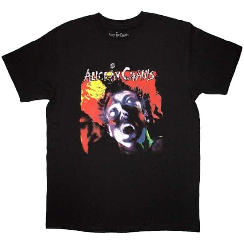Image of Rock Off officially licensed products Alice in Chains Facelift Band Logo T Shirt S Black