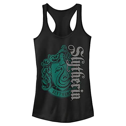 Image of Harry Potter Women's Green Crest T-Shirt, Black, XS