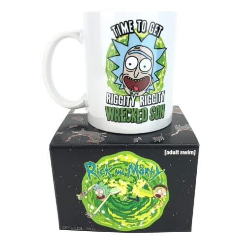 Image of Pyramid MG24857 Rick and Morty Wrecked Son Coffee Mug, Porcelain, Multi-Colour