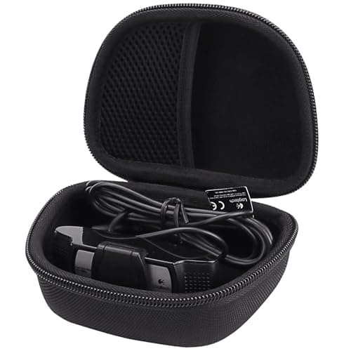 Image of Aenllosi for Logitech C920 C920e C920s C920x C922 C922x C925e C930e HD PRO Webcam Hard Travel Protective Storage Case, Black (Case Only)