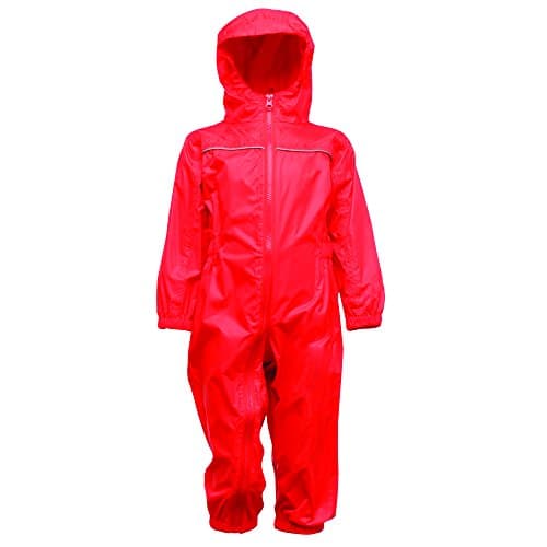 Image of Regatta Kids Paddle Rain Suit - 12-18 Months - Classic Red