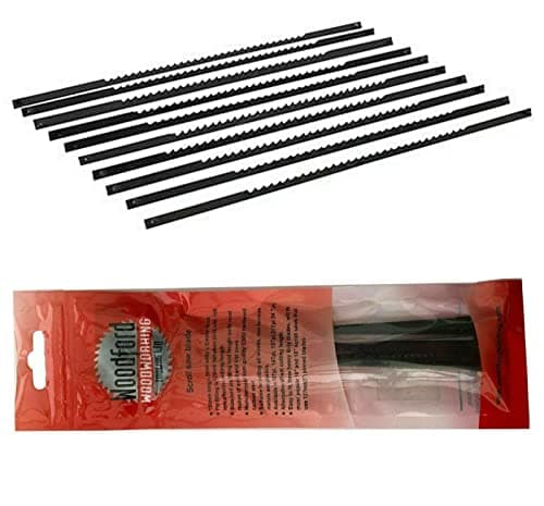 Image of 10 x For Faithfull CSBS Scroll Saw Blades 14tpi Wood Premium Quality Scroll Saw Blades by Xcalibur Tooling