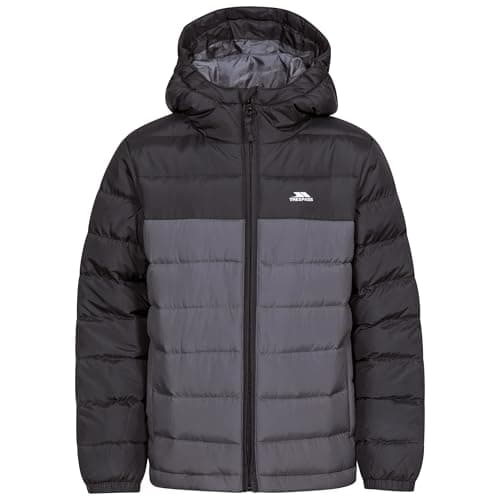 Image of Trespass Kids Padded Jacket Puffa School Coat Boys Girls Oskar