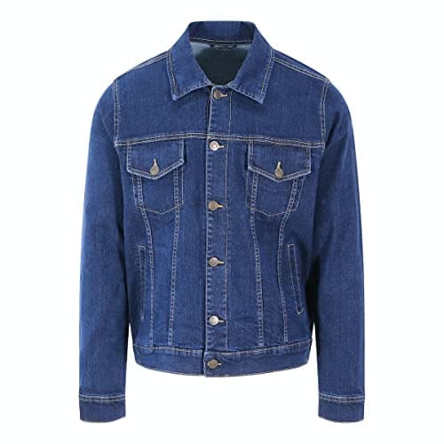 Image of AWDis So Denim SD060 Mens Noah Denim Jacket - Dark Blue Wash - L