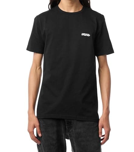 Image of Vans Men's Scripted SS Tee, Black and White, M