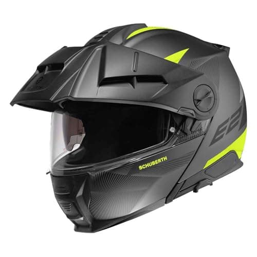 Image of Schuberth E2 Defender Helmet, black matt/yellow, XS (53)