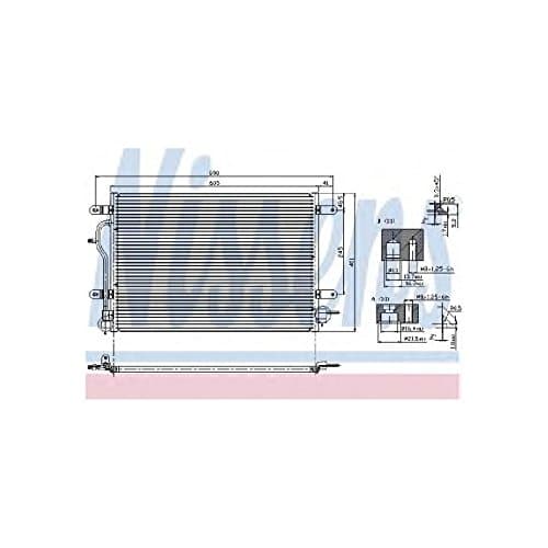 Image of Nissens 94583 Condenser, air conditioning