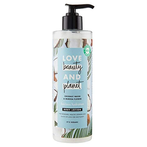 Image of Body Lotion - Luscious Hydration LOVE BEAUTY AND PLANET Body Lotion Rinfrescante Lady Coconut Water & Mimosa Flower 400 ml