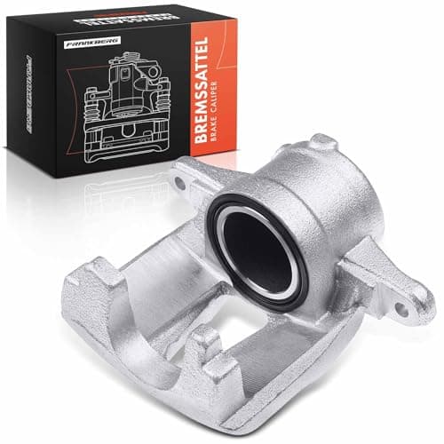 Image of Frankberg Brake Caliper Disc Brake Front Left Cast Aluminium Compatible with Corsa D Punto Evo Bipper Tepee Mito Nemo Estate Doblo MPV Grande Punto Van Qubo Adam Replace# 77363929