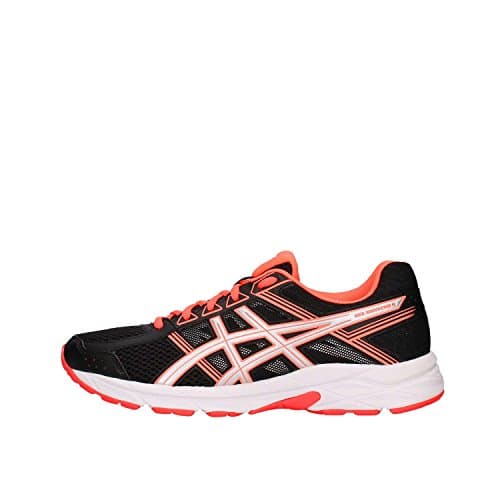 Image of Asics Gel-contend 4, Women’s Competition Running Shoes, Black (Black/silver/flash Coral), 6.5 UK (40 EU)