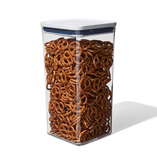 Image of OXO Good Grips POP Container – Big Square Tall, 5.7 L – Airtight, Stackable Food Storage for Cereal, Snacks & Pet Kibble – Dishwasher Safe