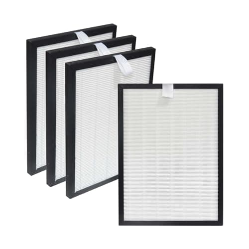 Image of PUREBURG Replacement Filter Compatible with Meaco 12L 12LE Low Energy Dehumidifier 21.8 x 15.7 x 1cm (Does not Fit MeacoDry Arete One Series) 4-Pack