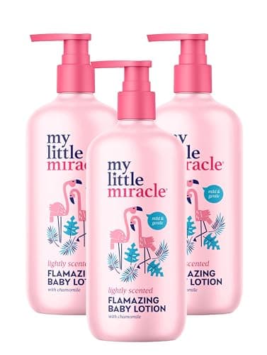 Image of My Little Miracle Flamazing Baby Lotion - Lightly Scented Chamomile, Dermatologist Approved, Great For Sensitive Skin 500ml 3-Pack