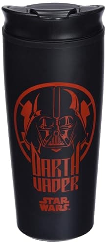 Image of Star Wars Metal Travel Mug (Darth Vader Imperial Army Design) 16oz - Official Merchandise