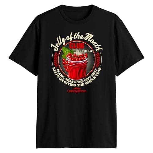 Image of National Lampoons Christmas Vacation Jelly of The Month Club Member T-Shirt, Black, Medium