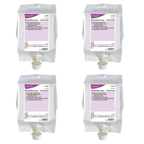Image of Bac D10 Cleaner & Sanitiser Concentrate - 4 x 1.5 Litre