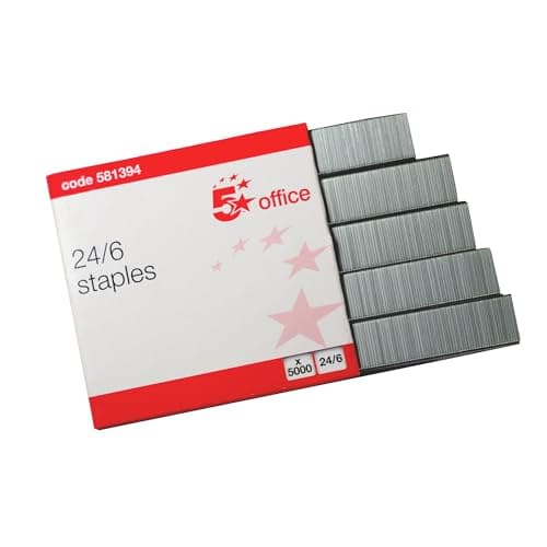 Image of 5 Star Office 26/6 Staples Box 1000