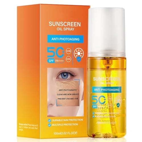 Image of Hair & Scalp Protection Spray SPF50, Scalp Sun Protection Spray, Non Greasy High Protection UVA and UVB, Fast-Absorbing No White Cast Formula (1)